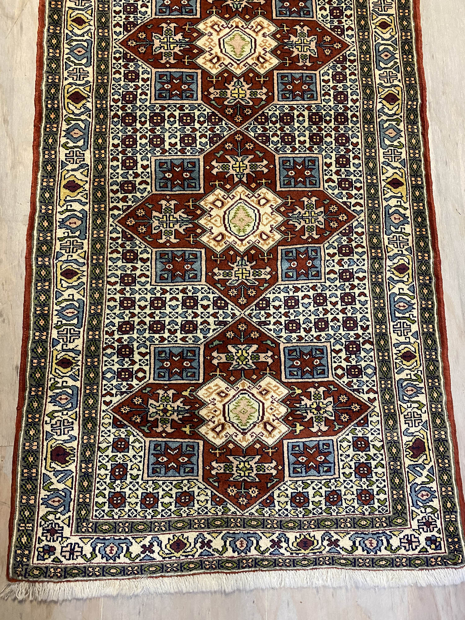 3.6M Kurdi Sanandaj Persian Runner - Image 6