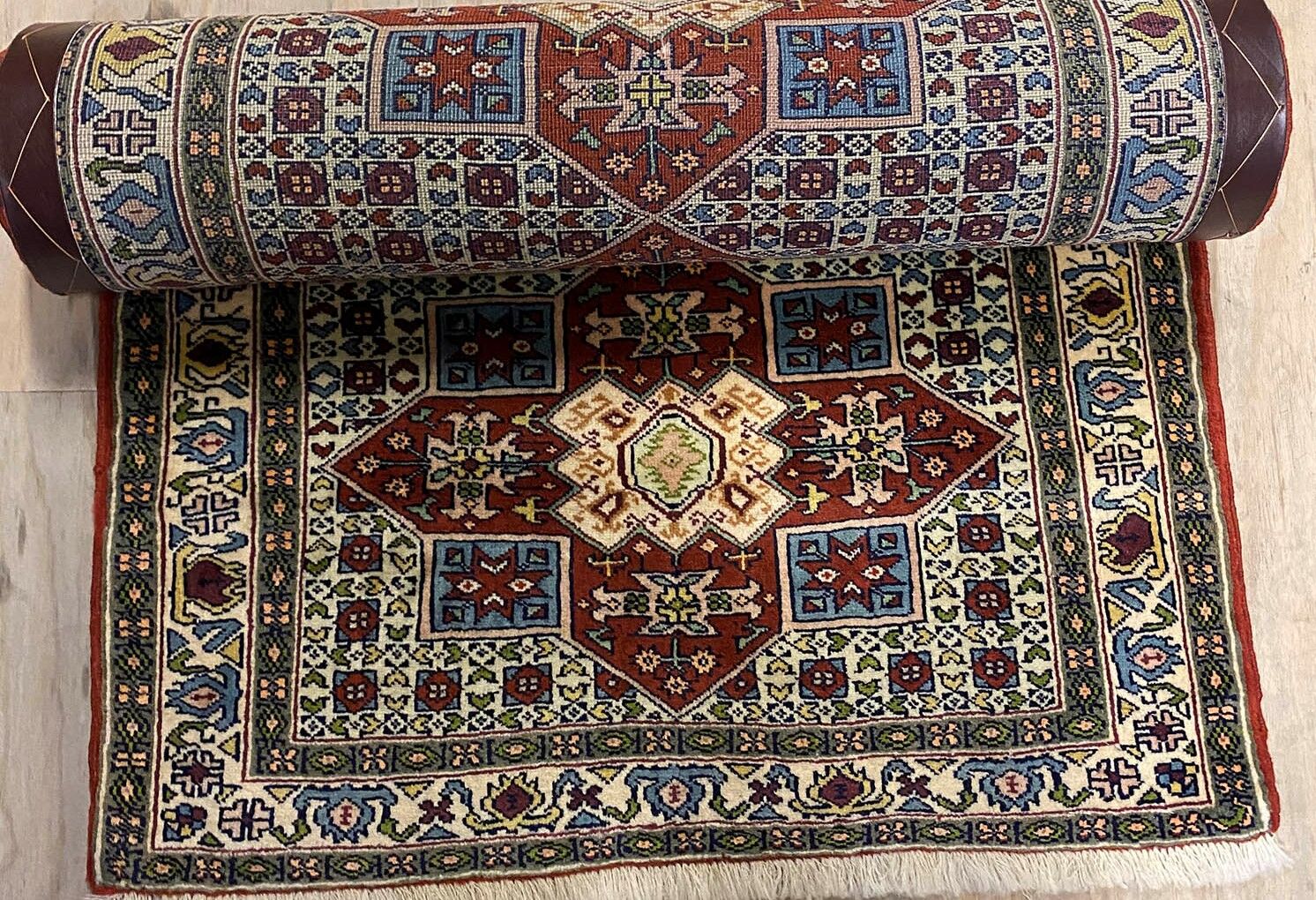 3.6M Kurdi Sanandaj Persian Runner - Image 9