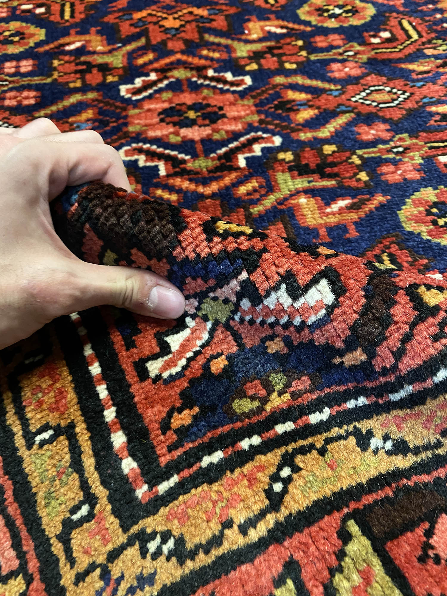 3M Antique Hamedan Persian Runner - Image 2