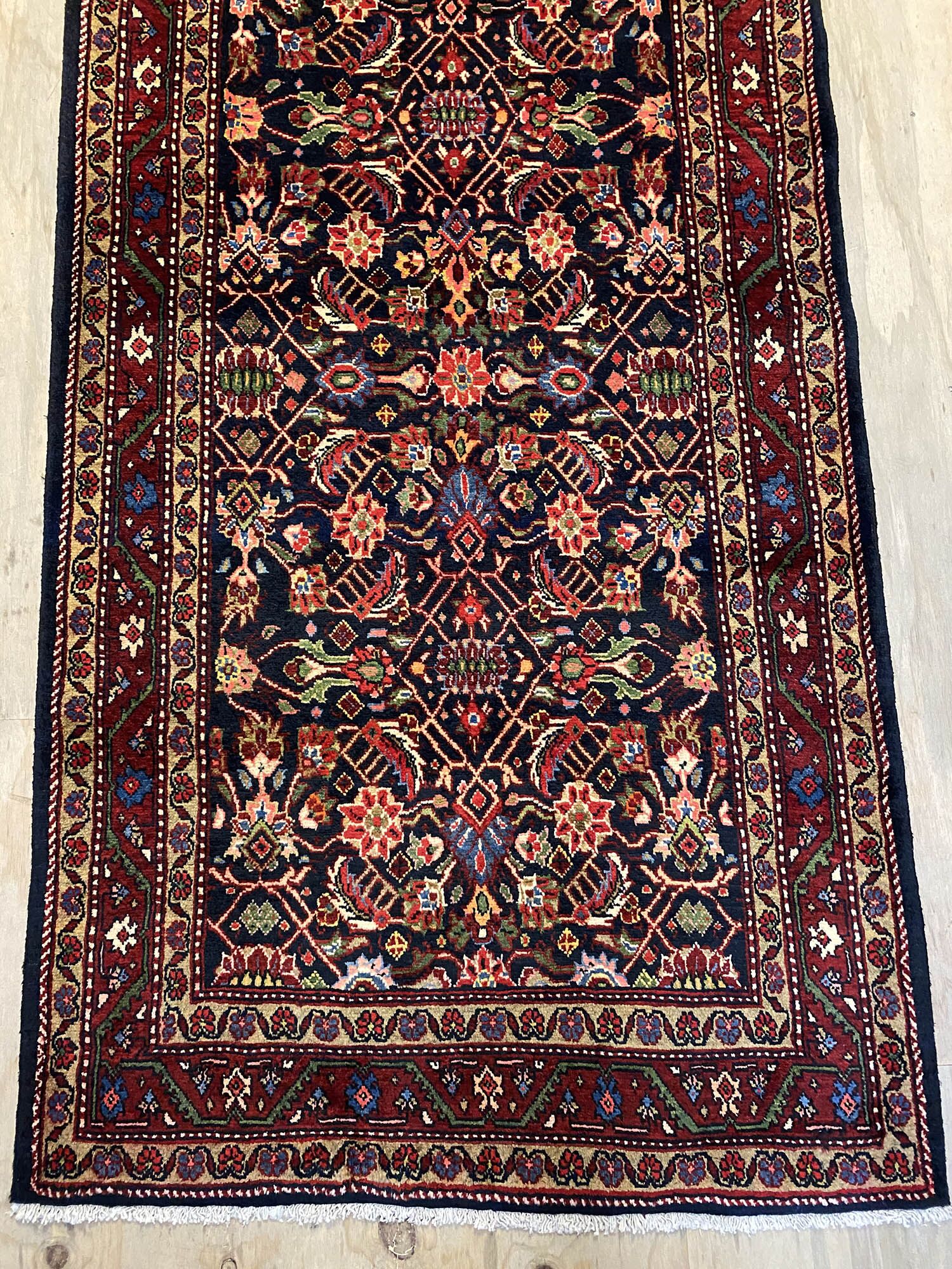 Fine 4M Hamedan Persian Runner - Image 7