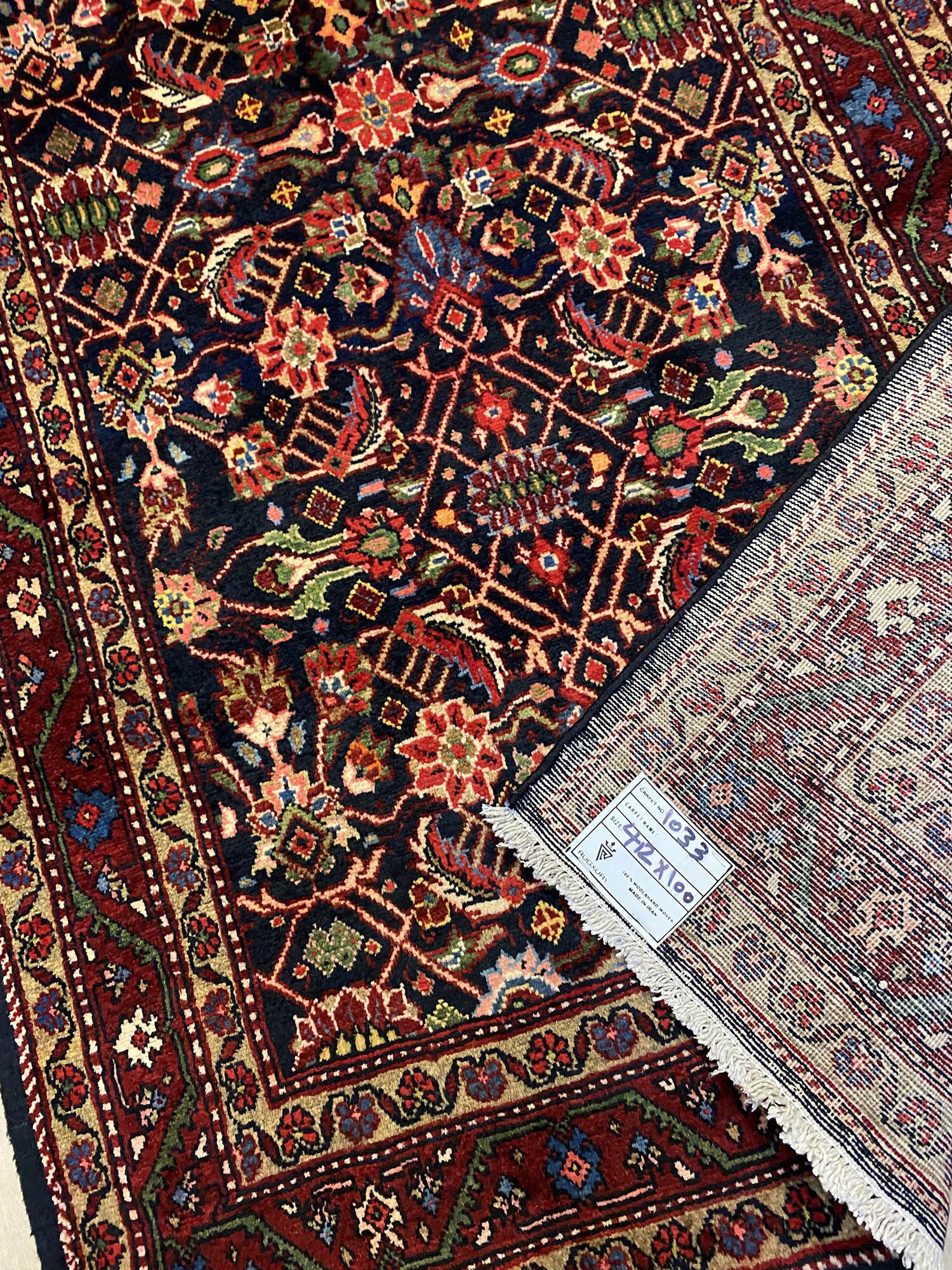Fine 4M Hamedan Persian Runner - Image 5
