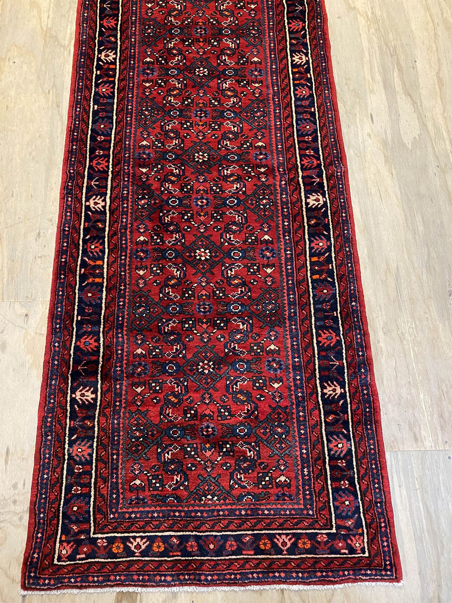4.4 M Hamedan Persian Runner (Hosseinabad) - Image 6