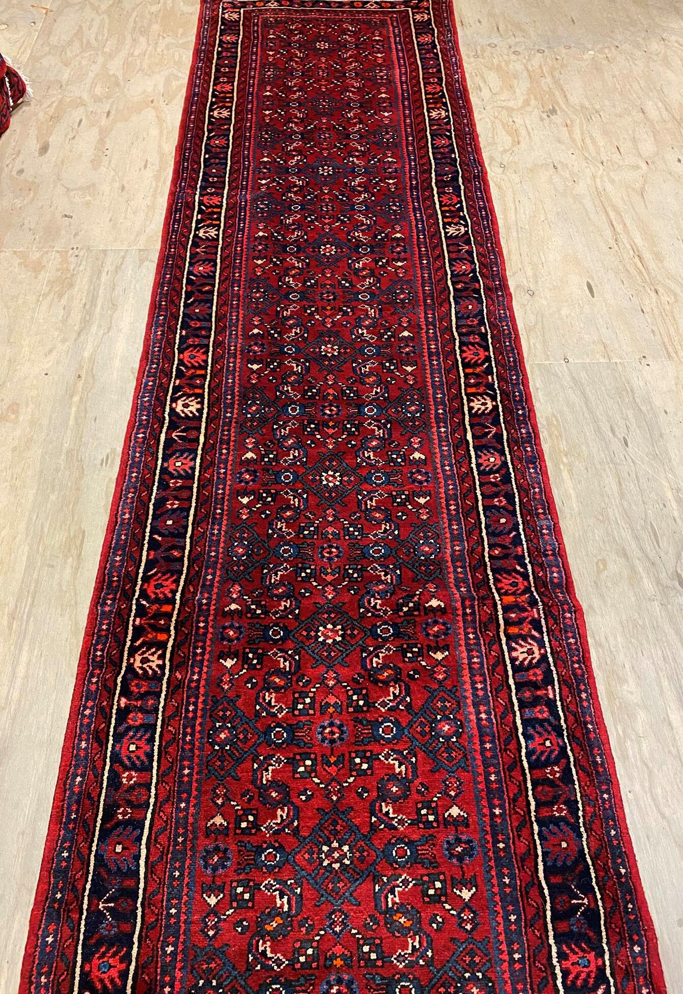 4.4 M Hamedan Persian Runner (Hosseinabad) - Image 2