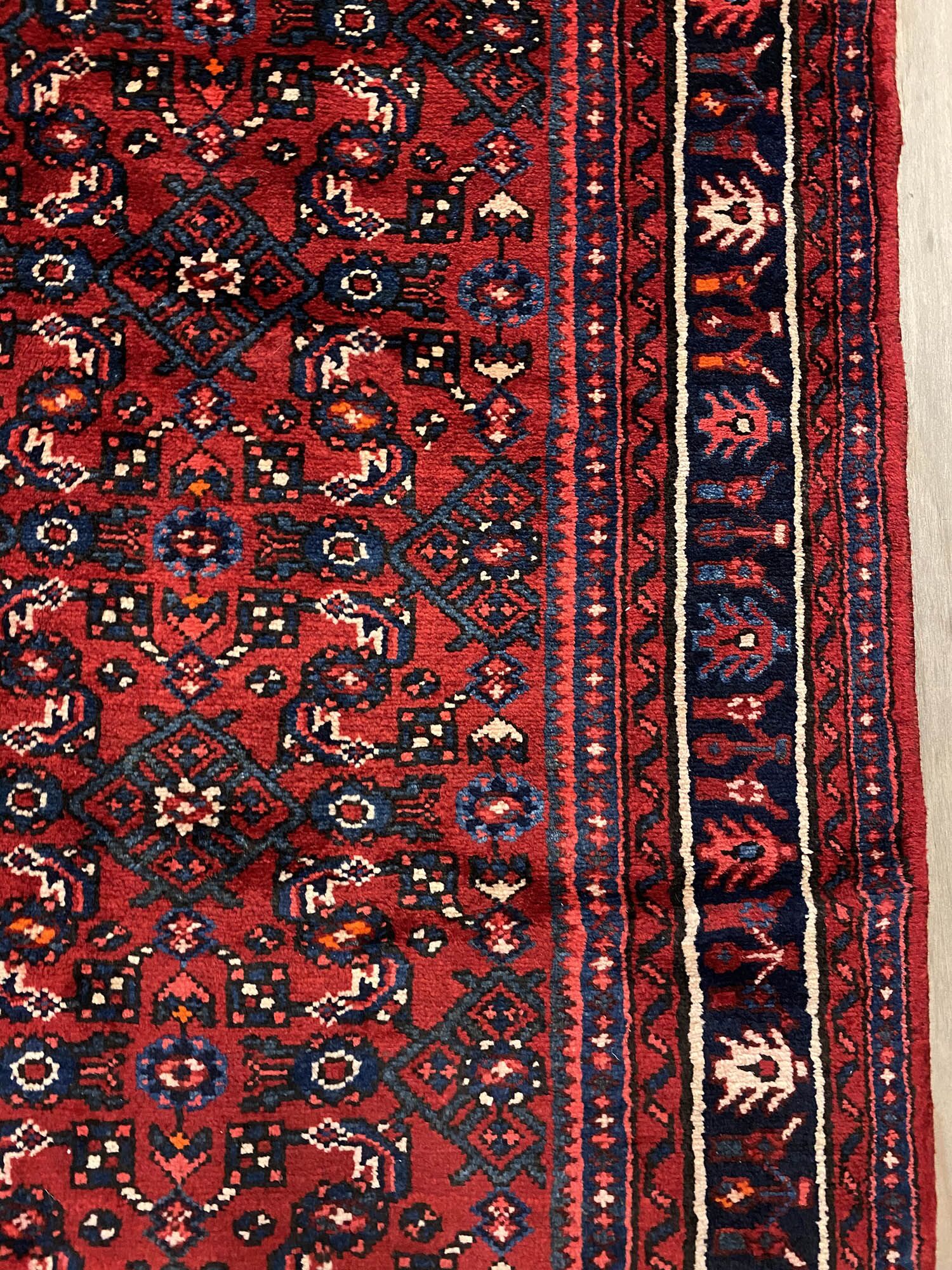 4.4 M Hamedan Persian Runner (Hosseinabad) - Image 3