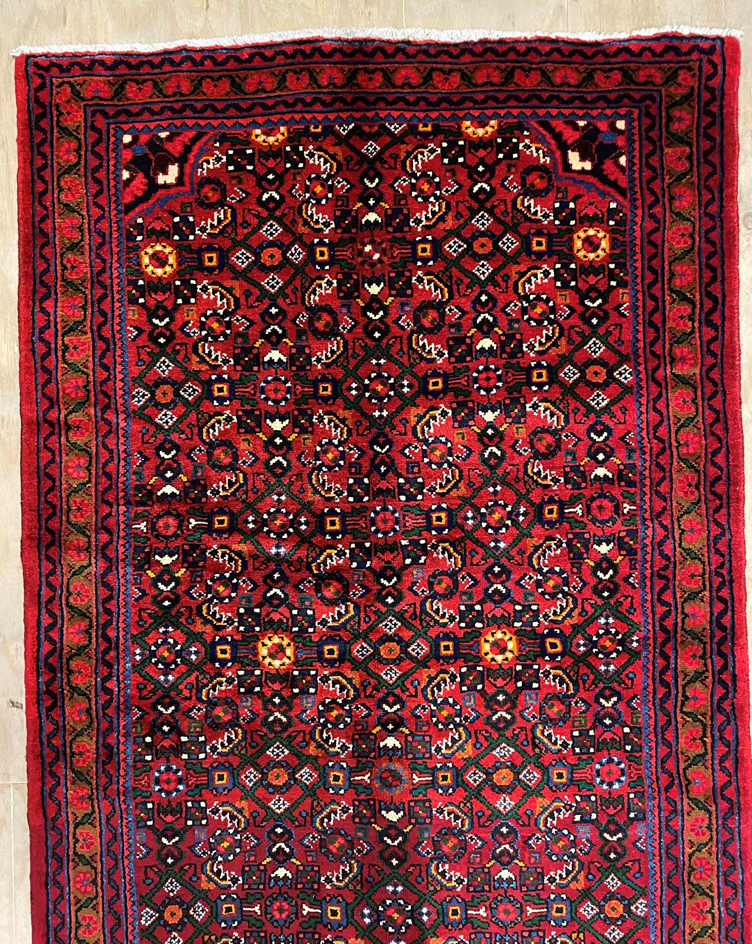 Super Discounted 4M Hamedan Persian Runner (Hosseinabad) - Image 2