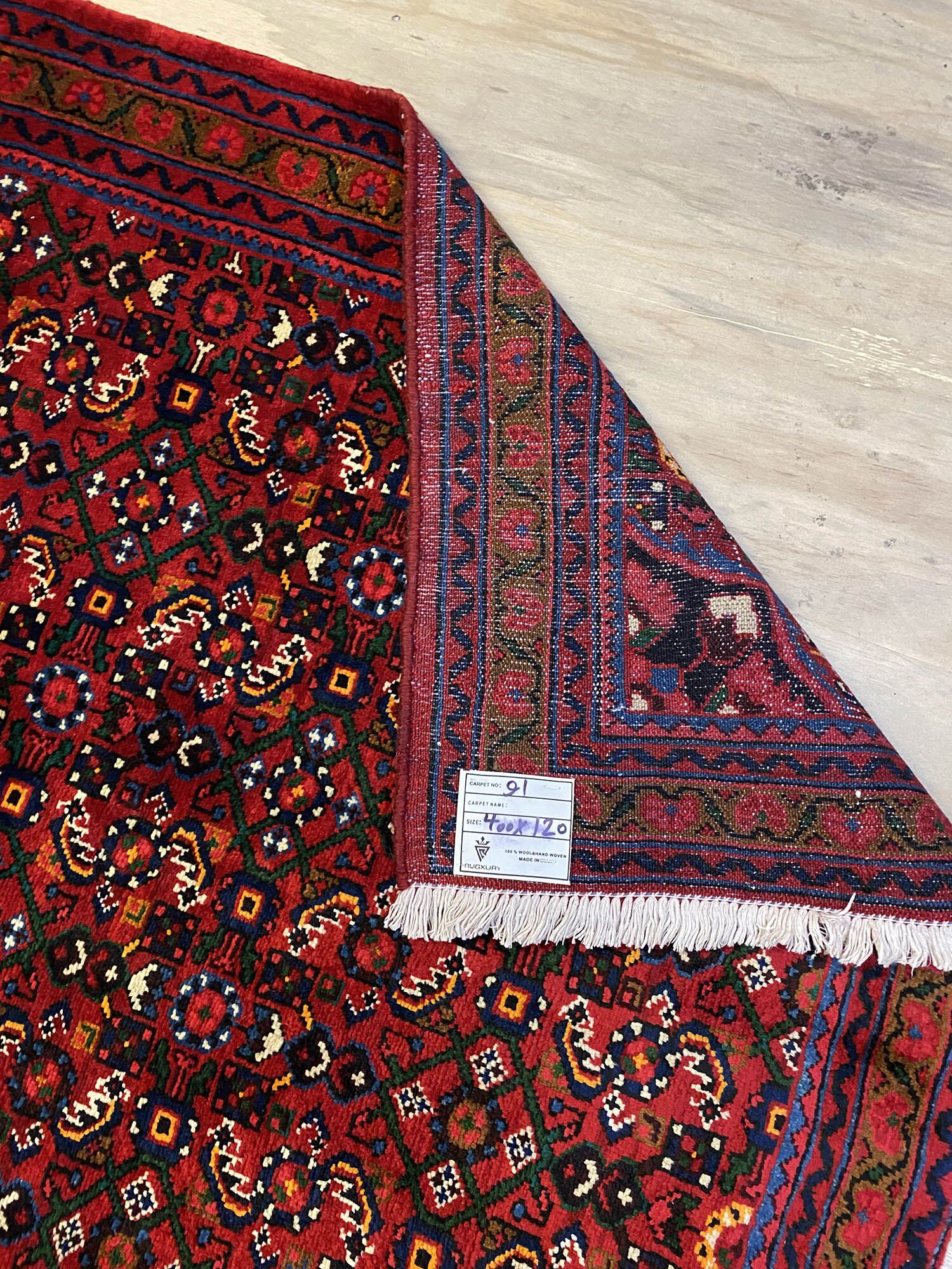 Super Discounted 4M Hamedan Persian Runner (Hosseinabad) - Image 5