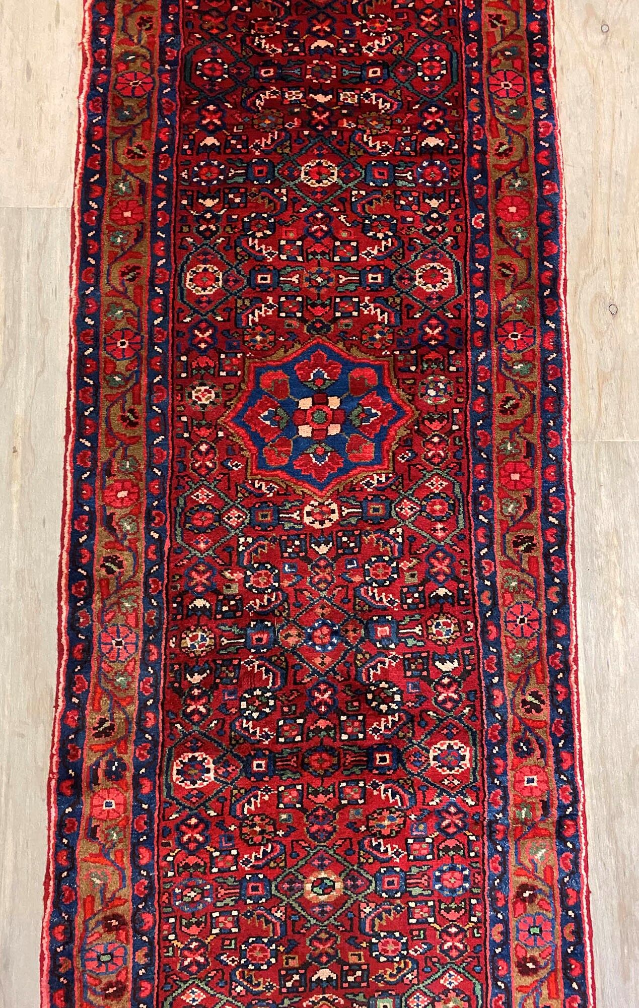 4.2 m Hamedan Persian Runner - Image 7