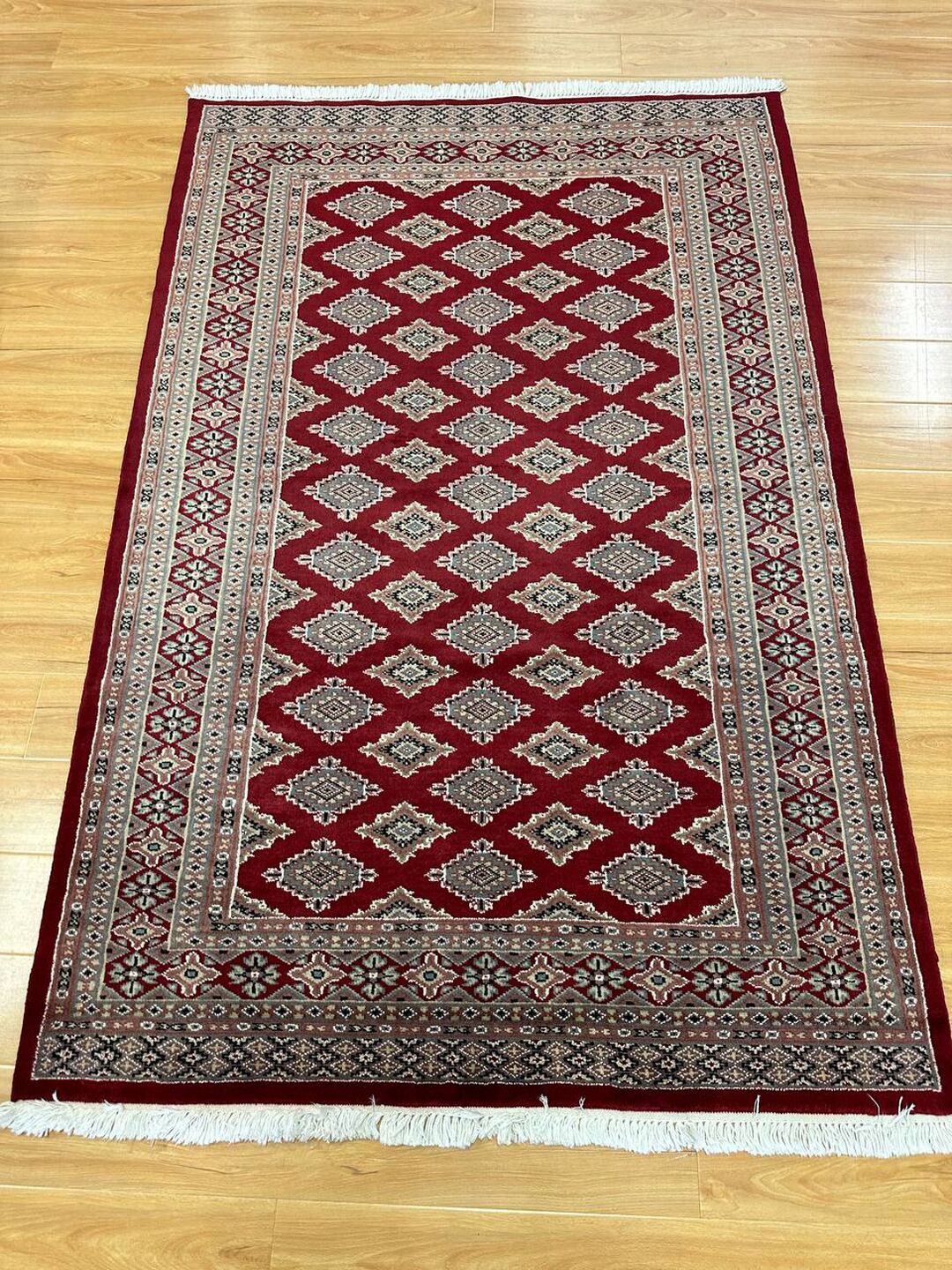 1.8x1.2 M Handmade Pakistani Rug - Image 2