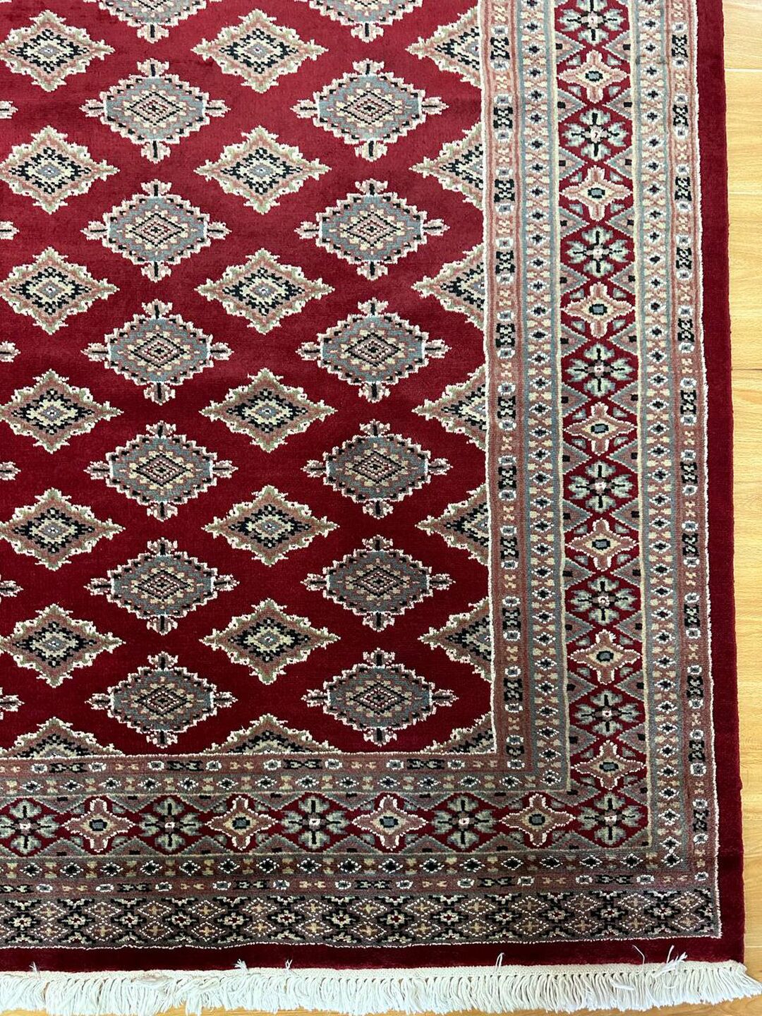 1.8x1.2 M Handmade Pakistani Rug - Image 3