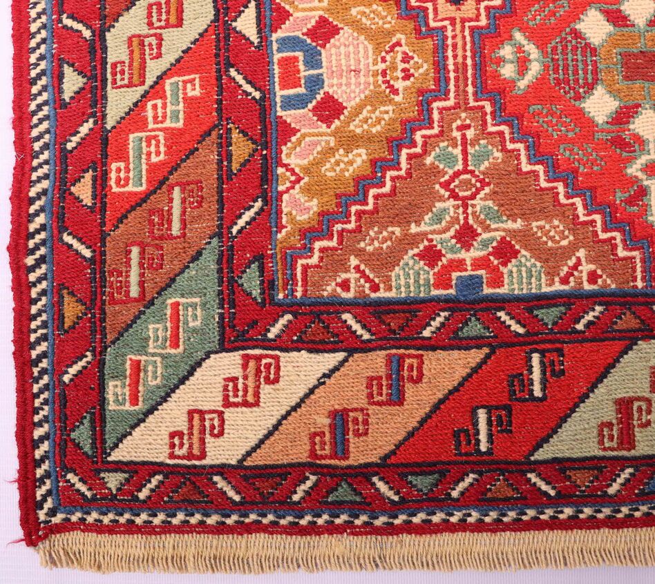 1x0.8M Persian Sumak Kilim Rug - Image 4