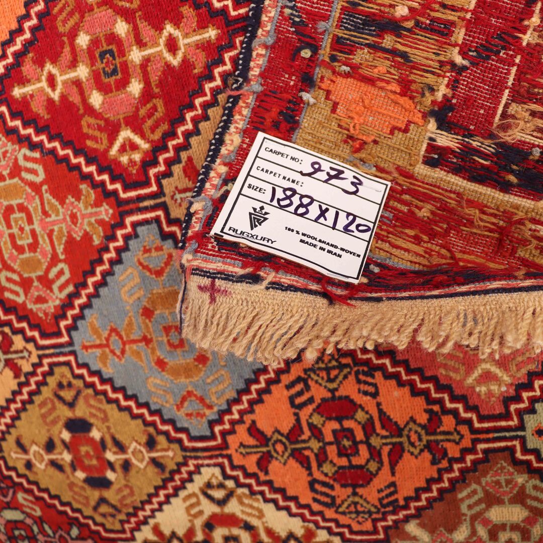 1.8x1.2M Persian Sumak Kilim Rug - Image 6