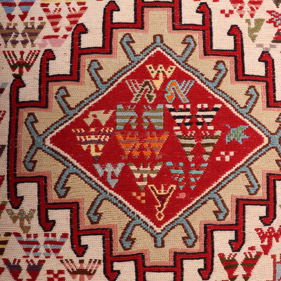 1x0.8M Persian Sumak Kilim Rug - Image 2