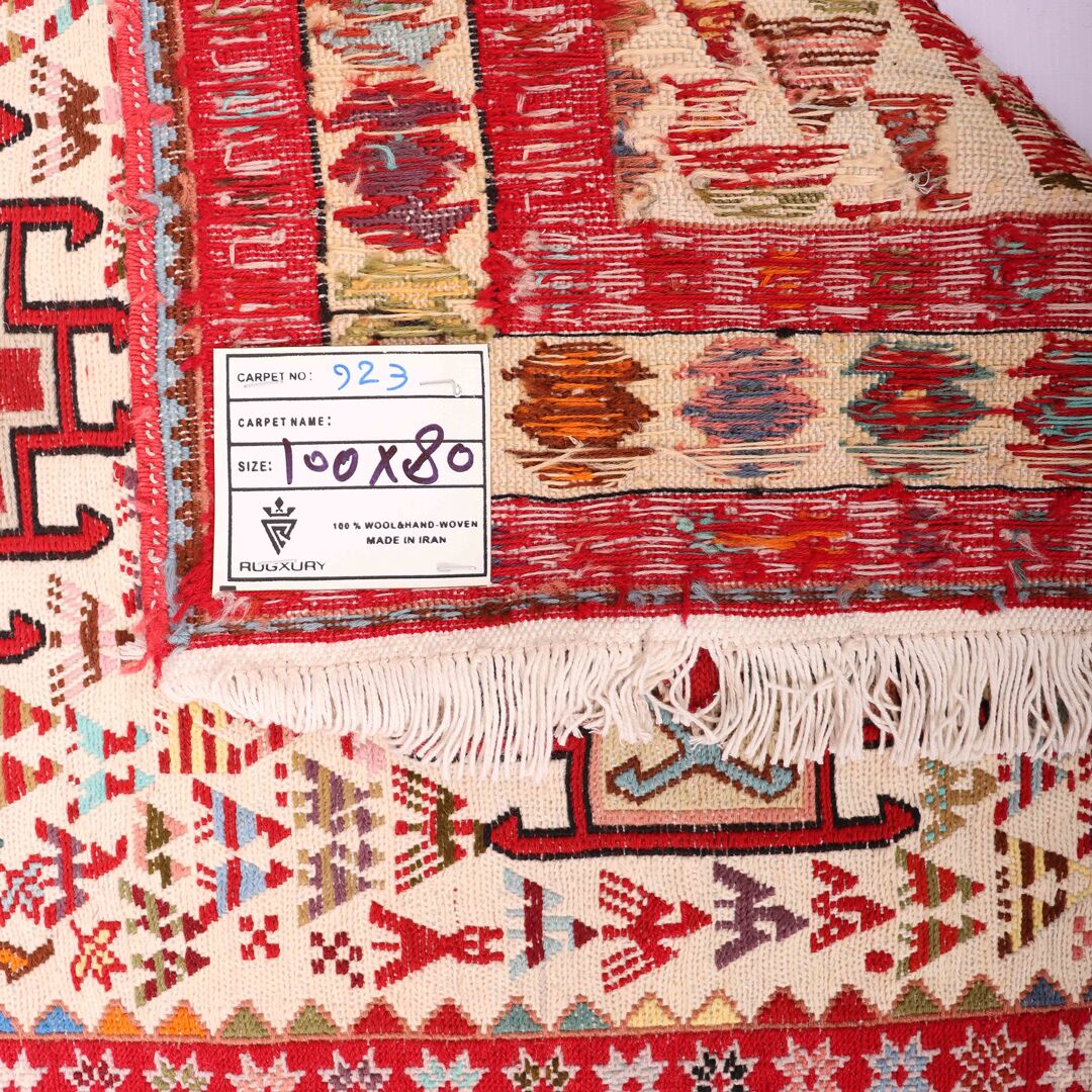 1x0.8M Persian Sumak Kilim Rug - Image 4
