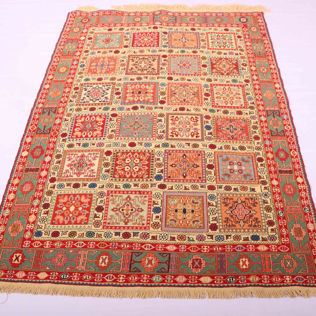 2x1.3M Persian Sumak Kilim Rug - Image 2