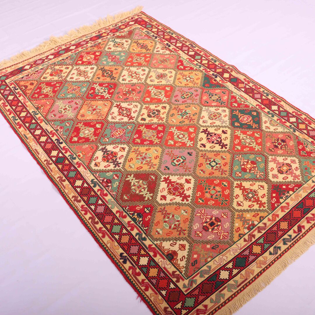 2x1.3M Persian Sumak Kilim Rug - Image 2