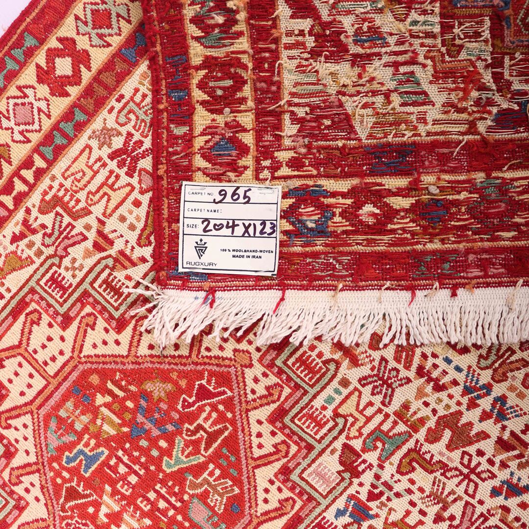 2x1.3M Persian Sumak Kilim Rug - Image 5