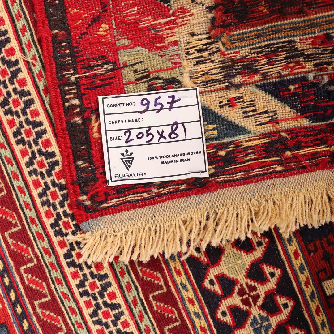 2x0.8M Persian Sumak Kilim Runner Rug - Image 5
