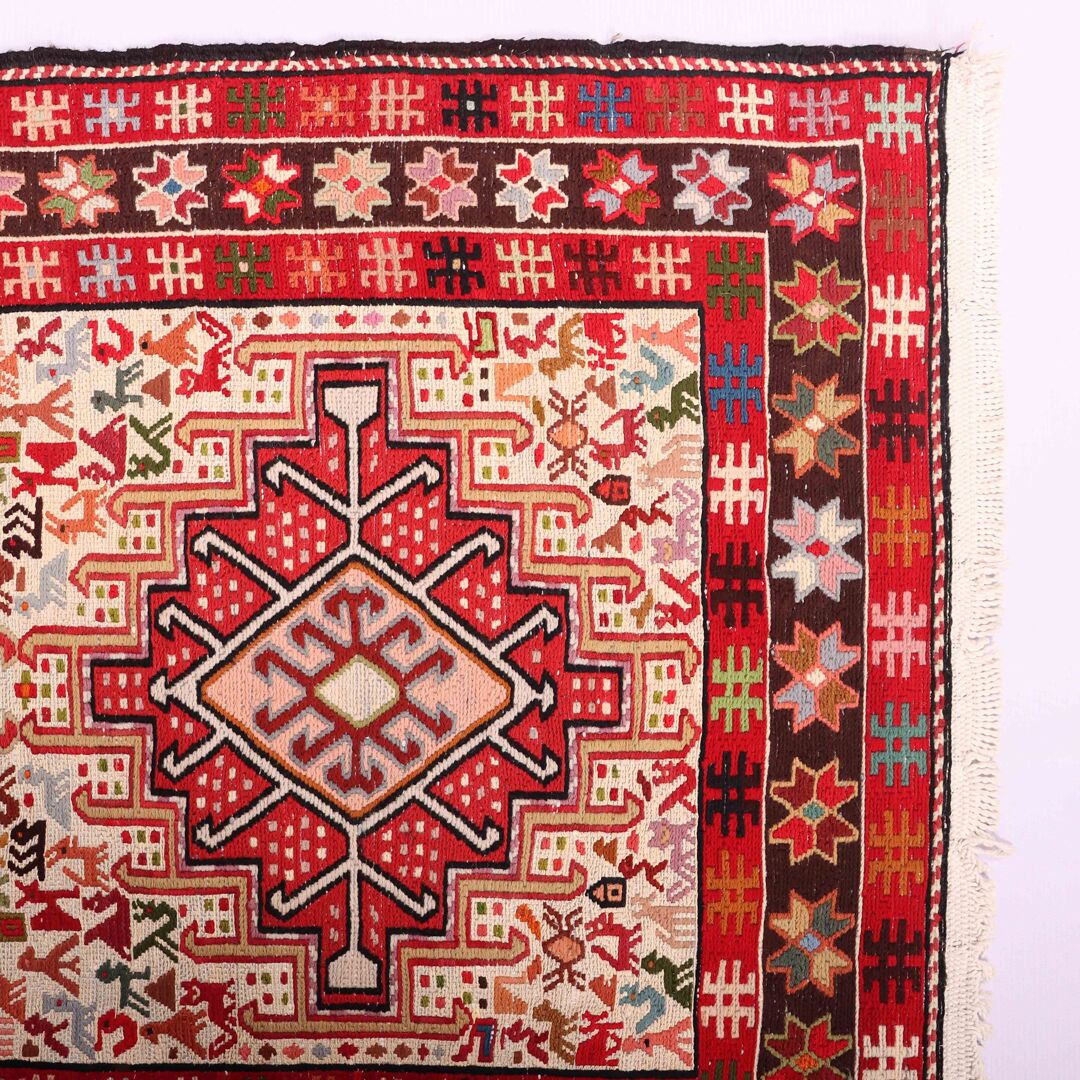 2x0.8M Persian Sumak Kilim Runner Rug - Image 5