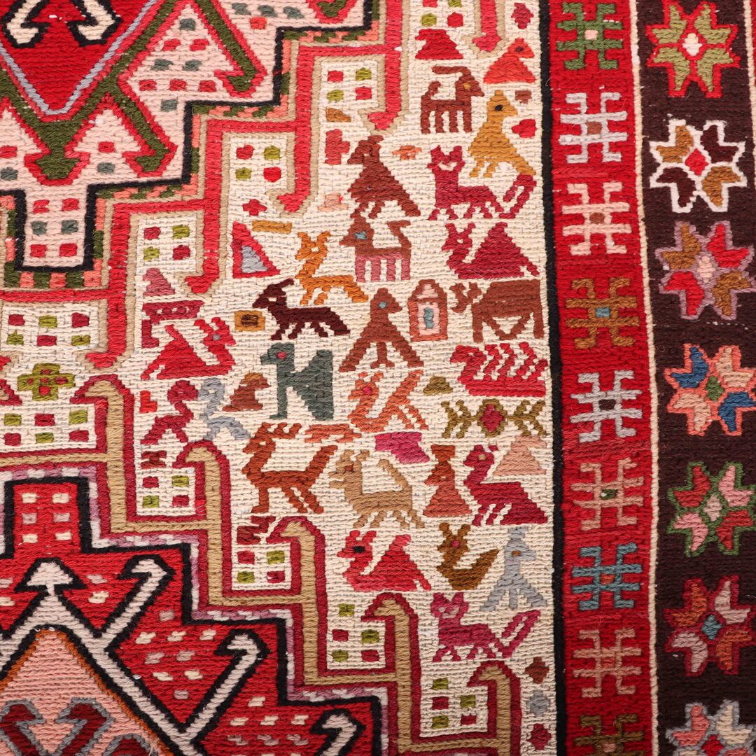 2x0.8M Persian Sumak Kilim Runner Rug - Image 3