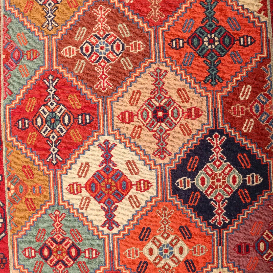 1.9x0.8M Persian Sumak Kilim Runner Rug - Image 5