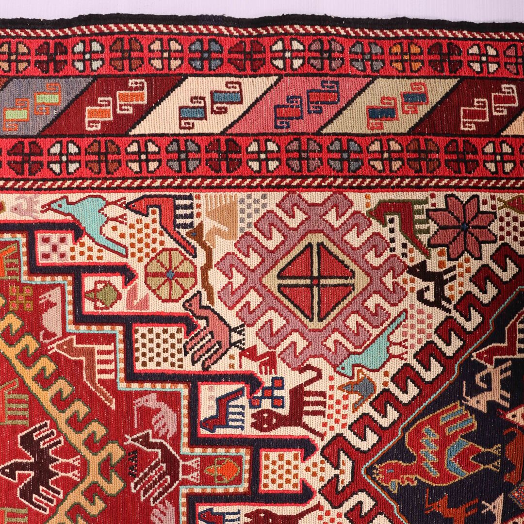 2x0.8M Persian Sumak Kilim Runner Rug - Image 5