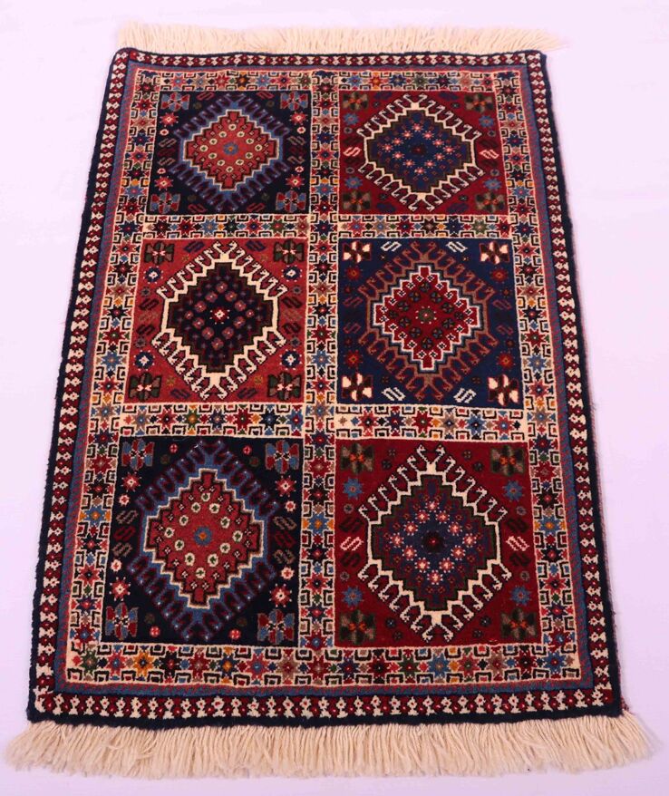 1x0.6M Persian Yalameh Rug - Image 2