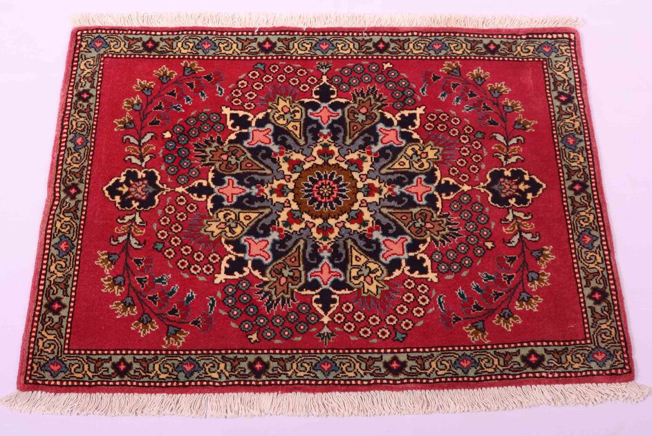 0.6x0.9M Fine Kashmar Persian Rug - Image 3