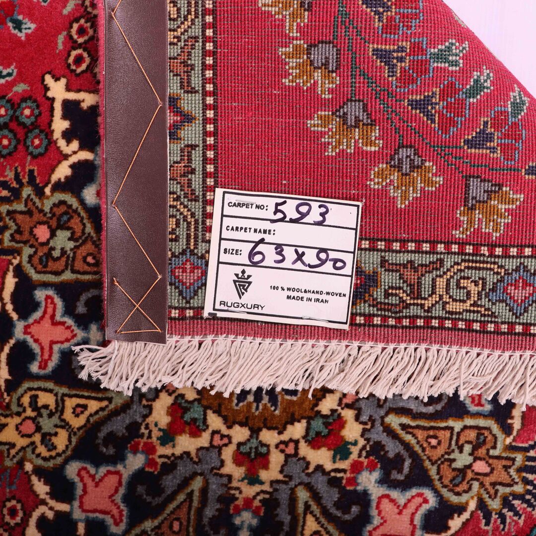 0.6x0.9M Fine Kashmar Persian Rug - Image 5