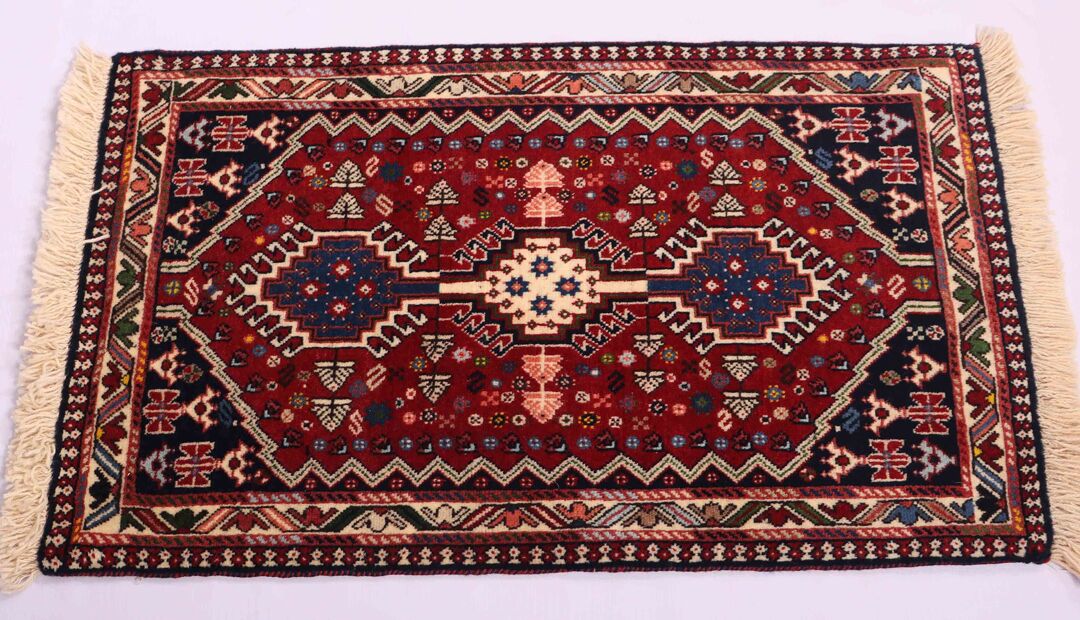 1x0.6M Persian Yalameh Rug - Image 3