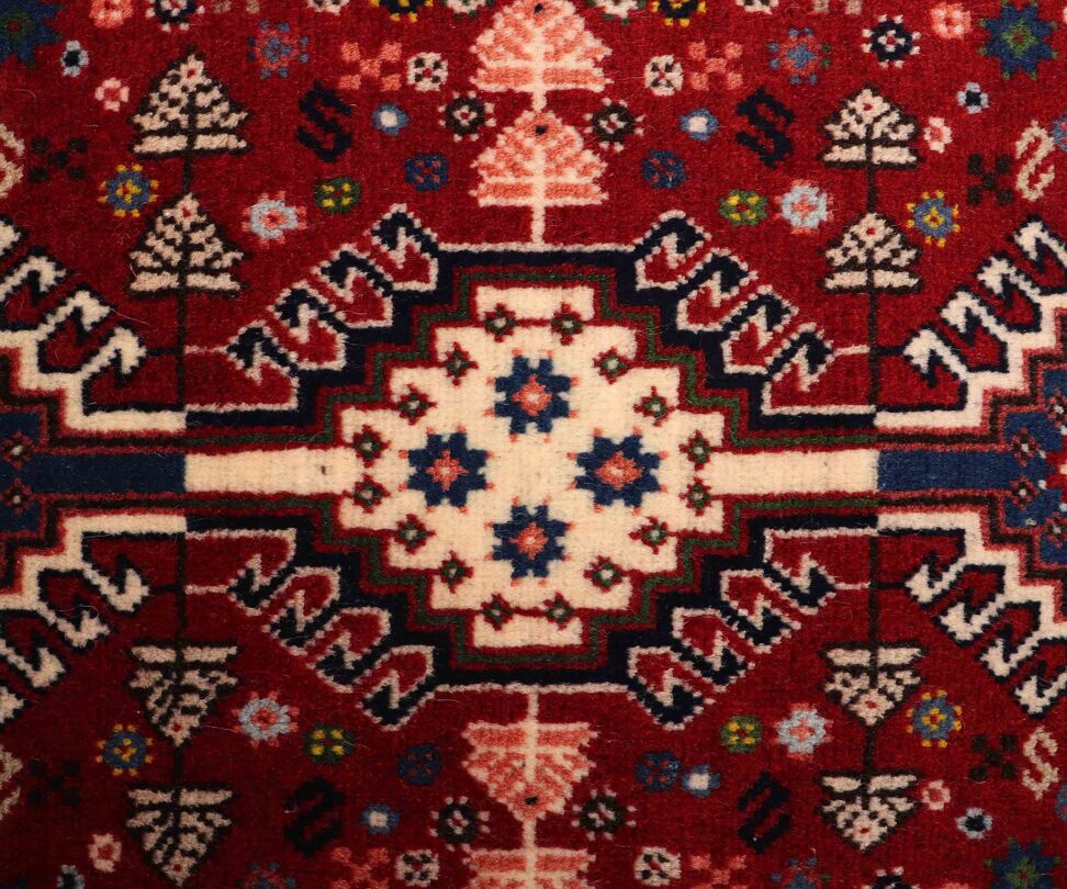 1x0.6M Persian Yalameh Rug - Image 4