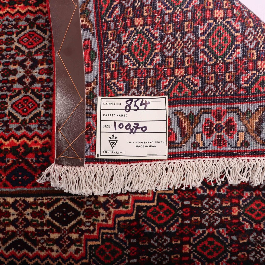 1x0.7M Kurdish Senneh Bijar Rug - Image 4
