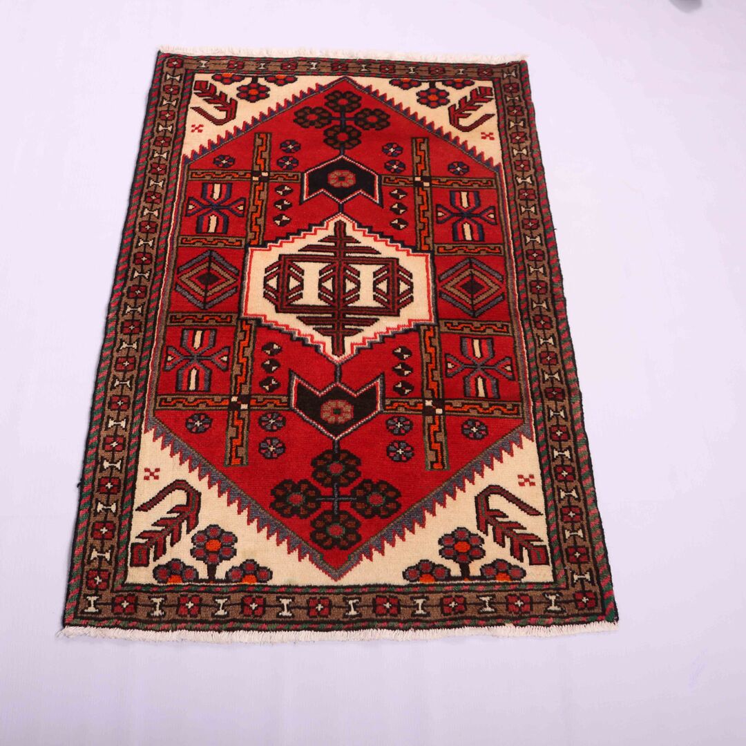 1.2x0.8M Tribal Persian Saveh Rug - Image 2