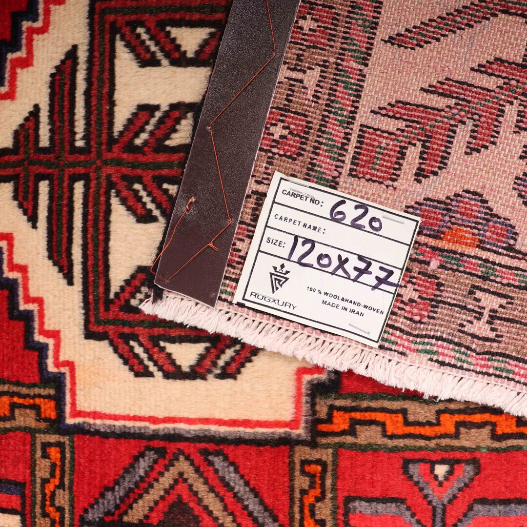 1.2x0.8M Tribal Persian Saveh Rug - Image 5
