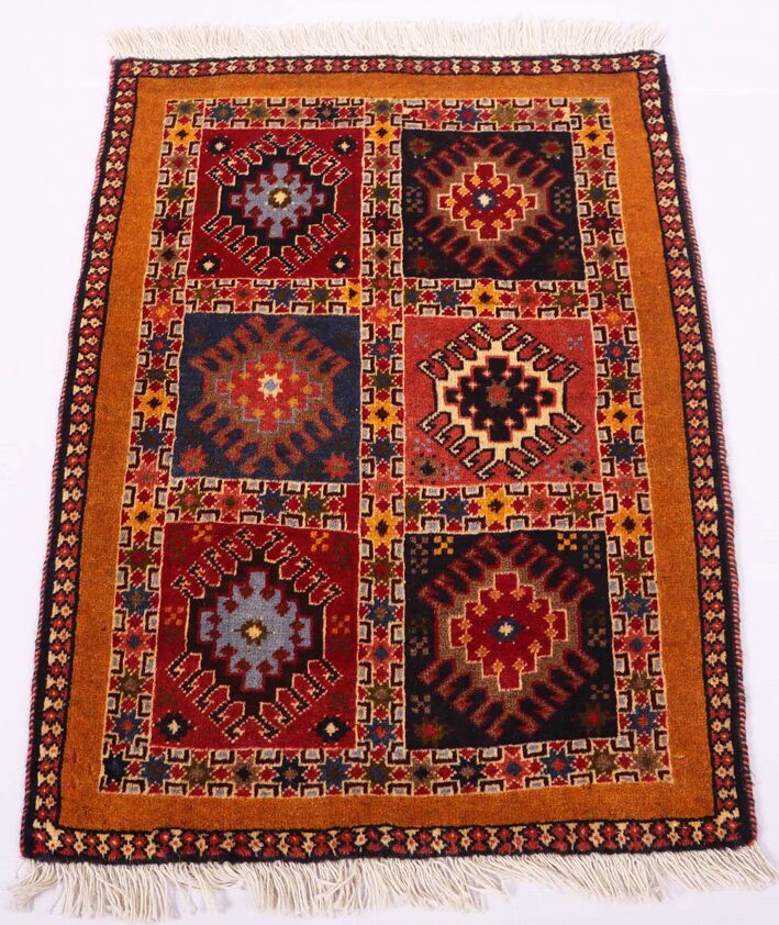1x0.6M Persian Yalameh Rug - Image 5