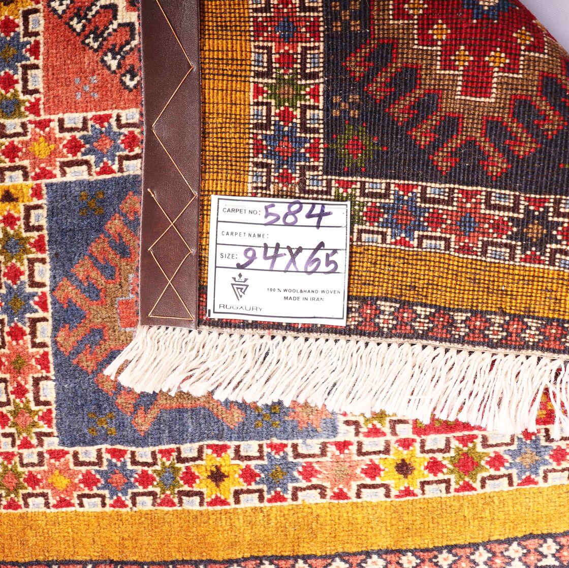 1x0.6M Persian Yalameh Rug - Image 3