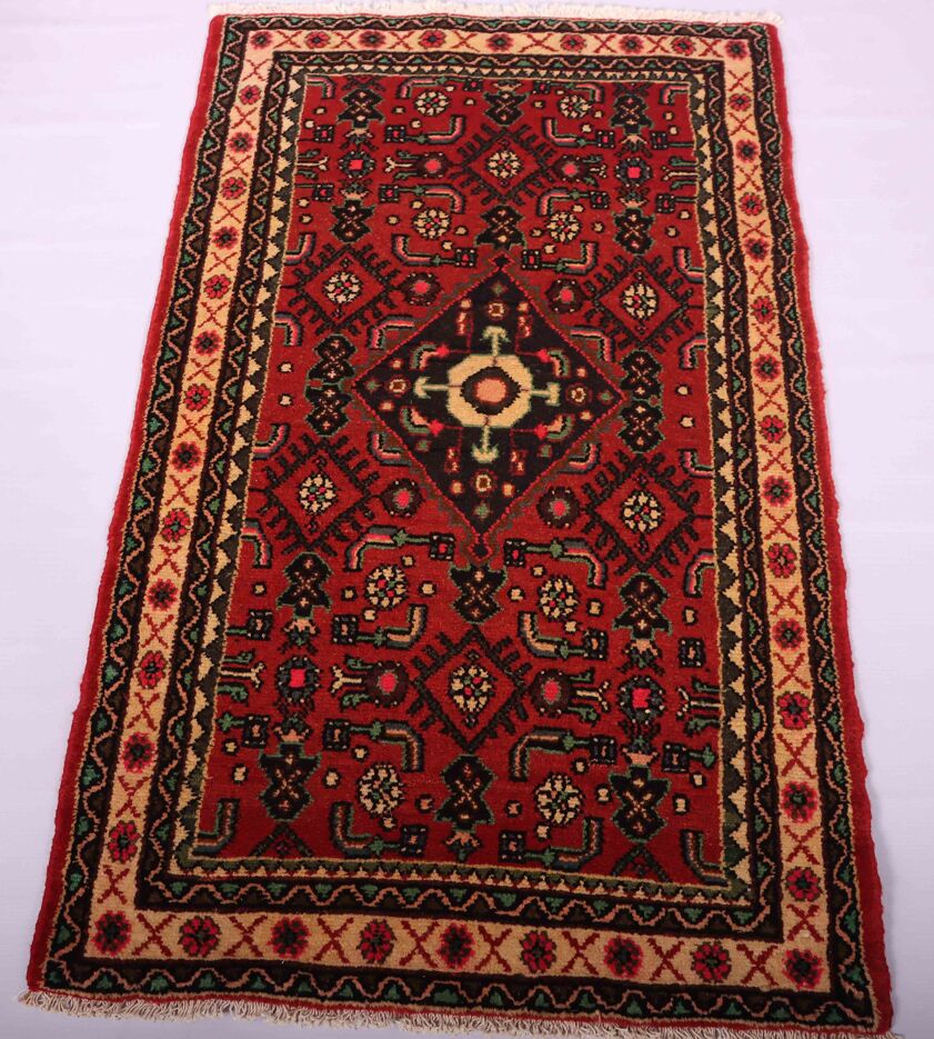 1.3x0.8M Persian Hamedan Rug - Image 3