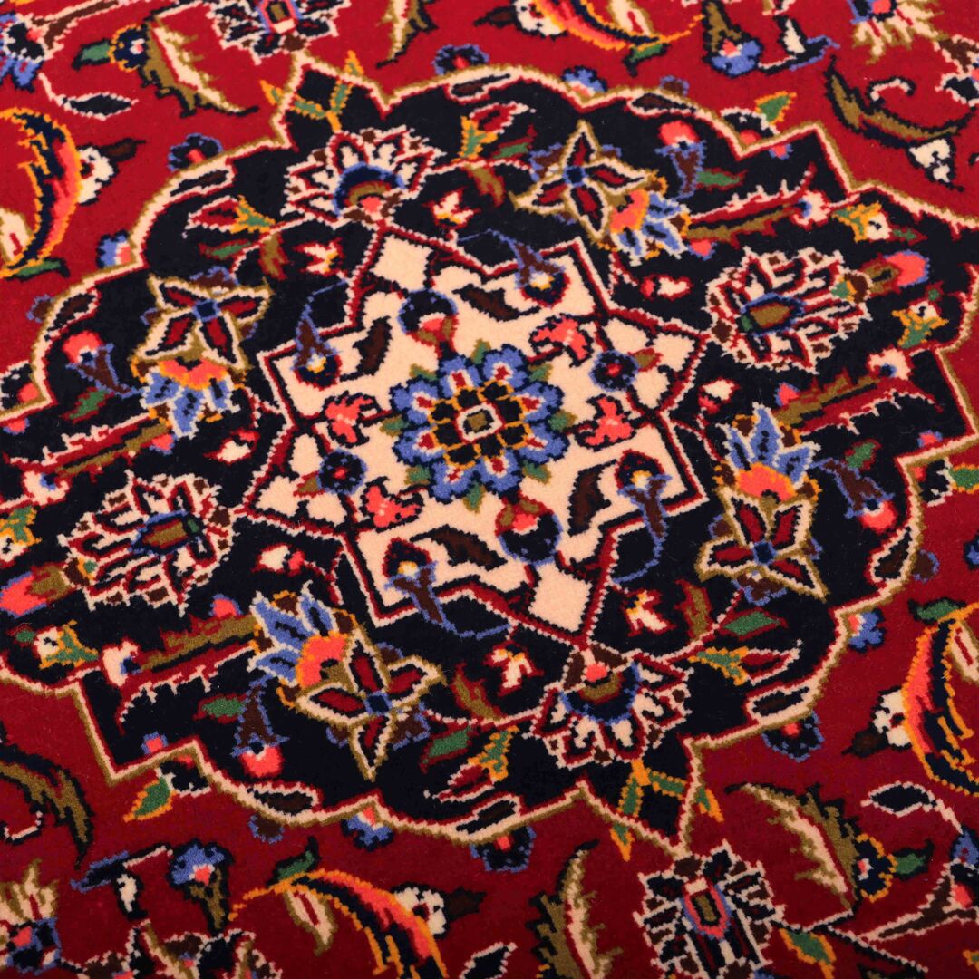 1x0.7M Persian Kashan Rug - Image 3