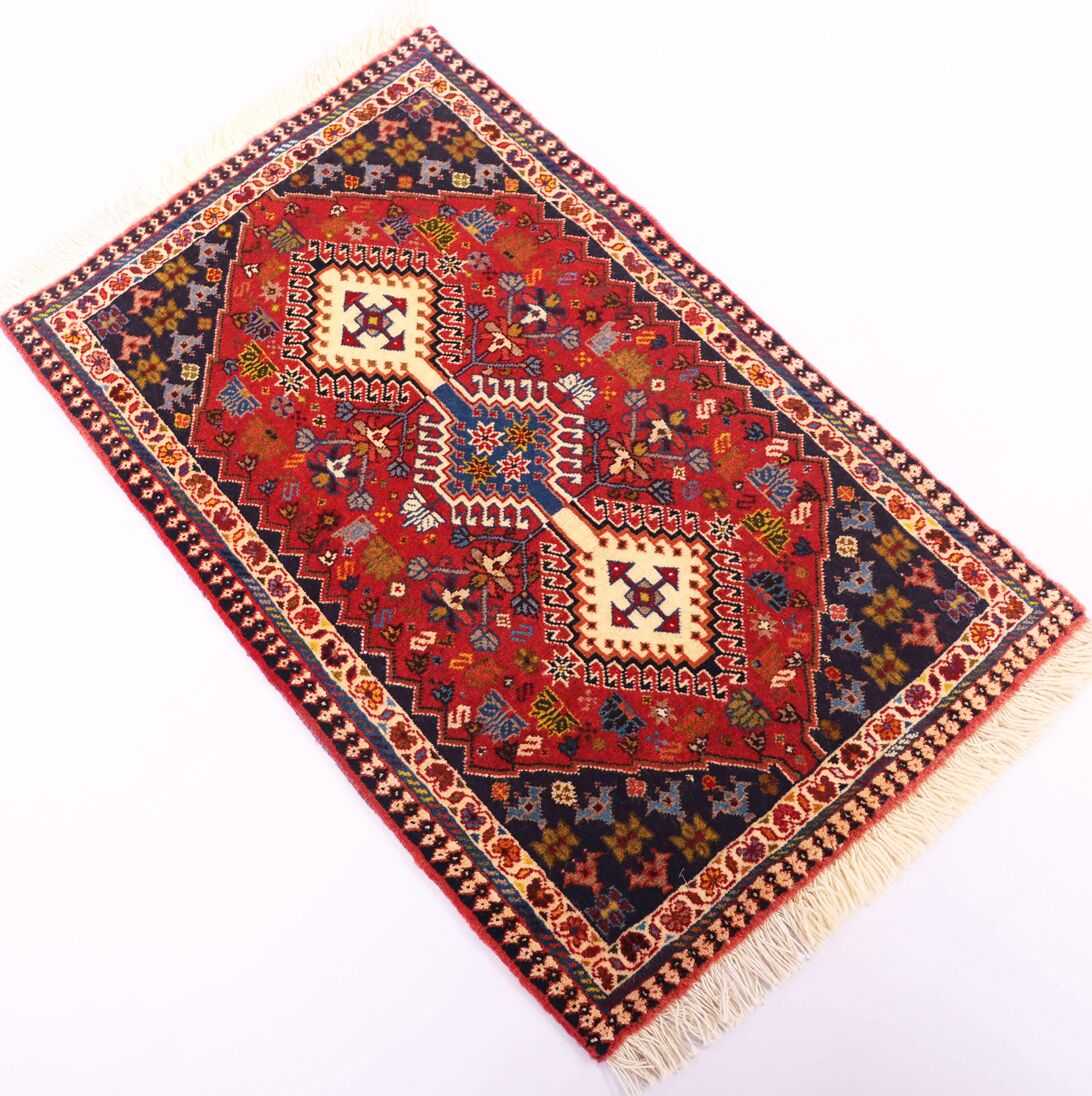 1x0.6M Persian Yalameh Rug - Image 3