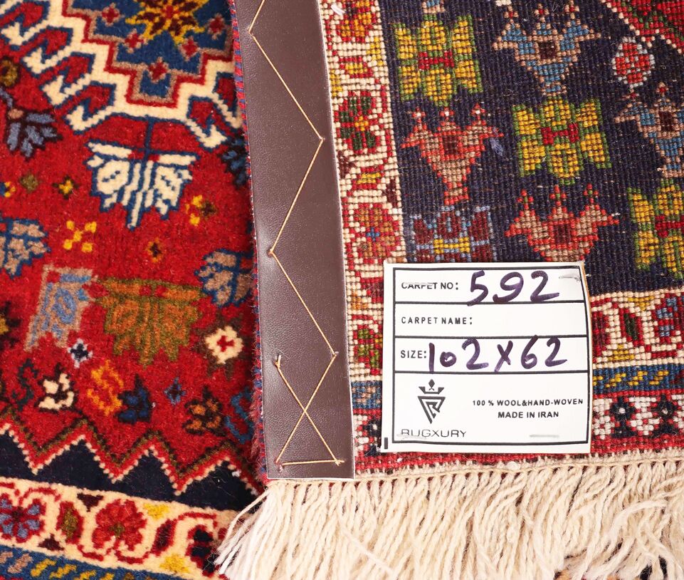 1x0.6M Persian Yalameh Rug - Image 5