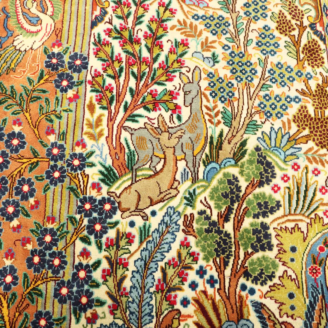 4x3M Pictorial Garden Of Eden Kashmar Rug - Image 5