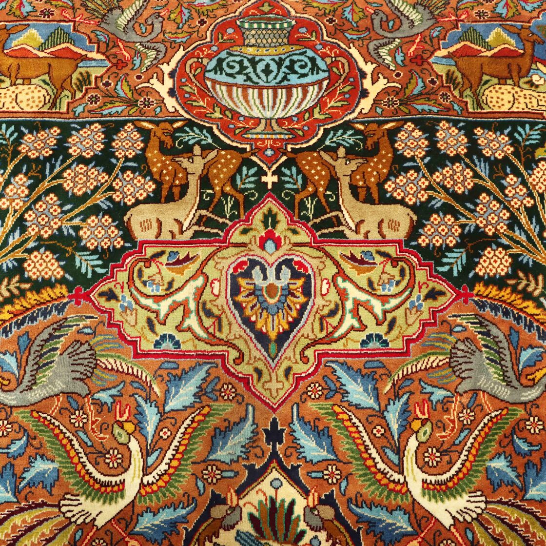 4x3M Pictorial Garden Of Eden Kashmar Rug - Image 6