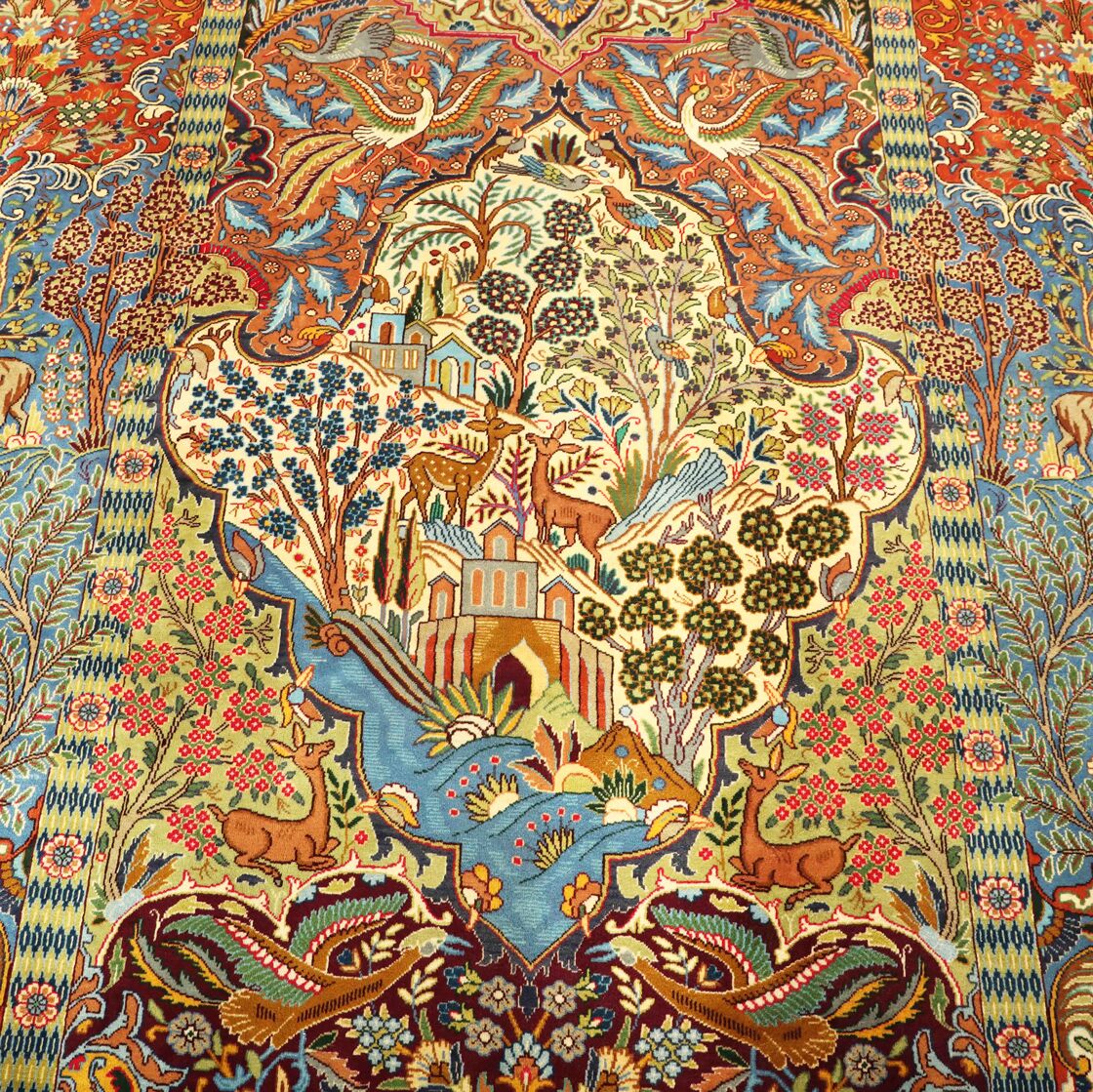 pictorial kashmar rug