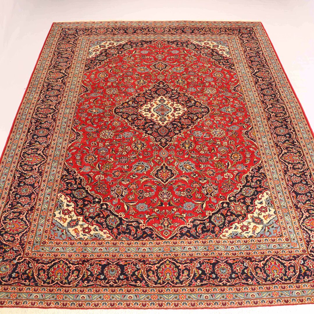 3.5x2.5m Royal Traditional Persian Kashan Rug - Image 6