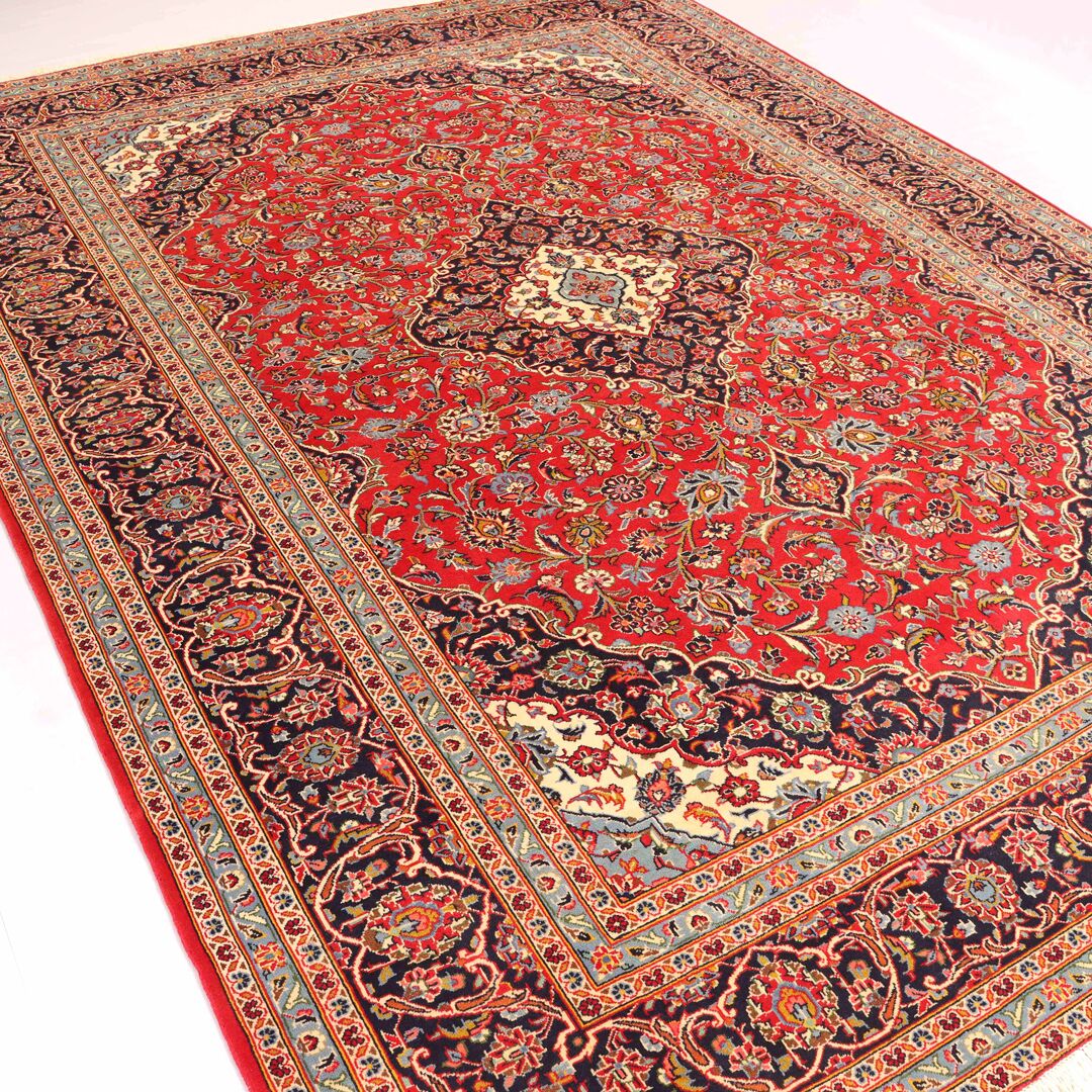 3.5x2.5m Royal Traditional Persian Kashan Rug - Image 2