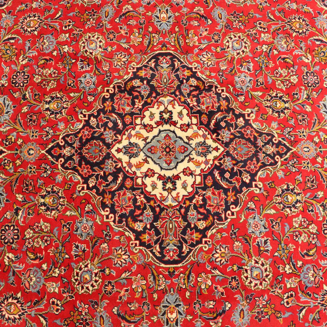3.5x2.5m Royal Traditional Persian Kashan Rug - Image 7