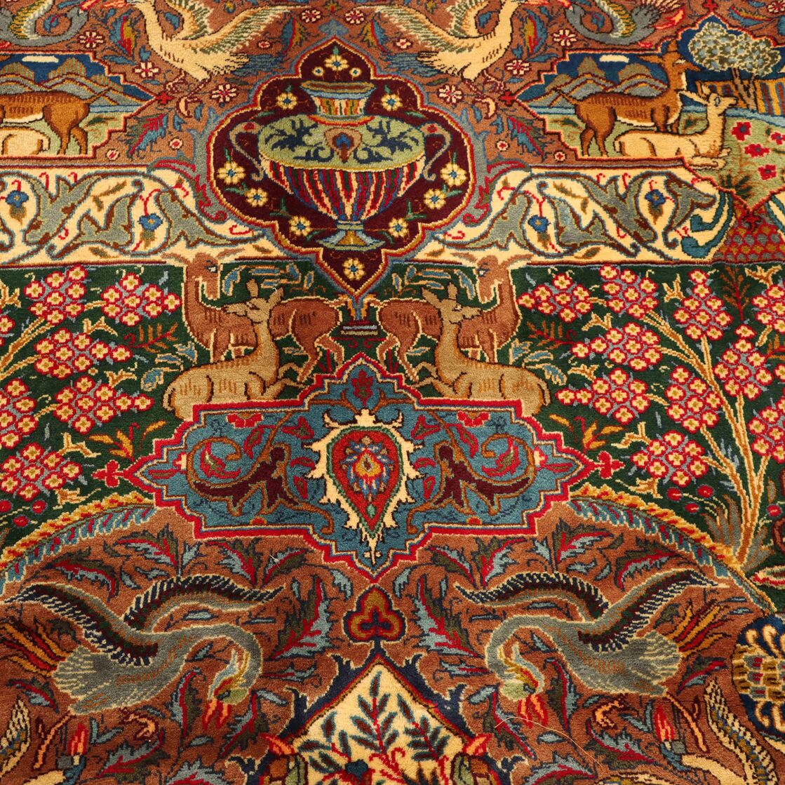 3x2M Pictorial Garden Of Eden Kashmar Rug - Image 6