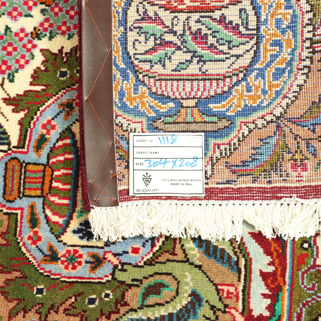 3x2M Pictorial Garden Of Eden Kashmar Rug - Image 7