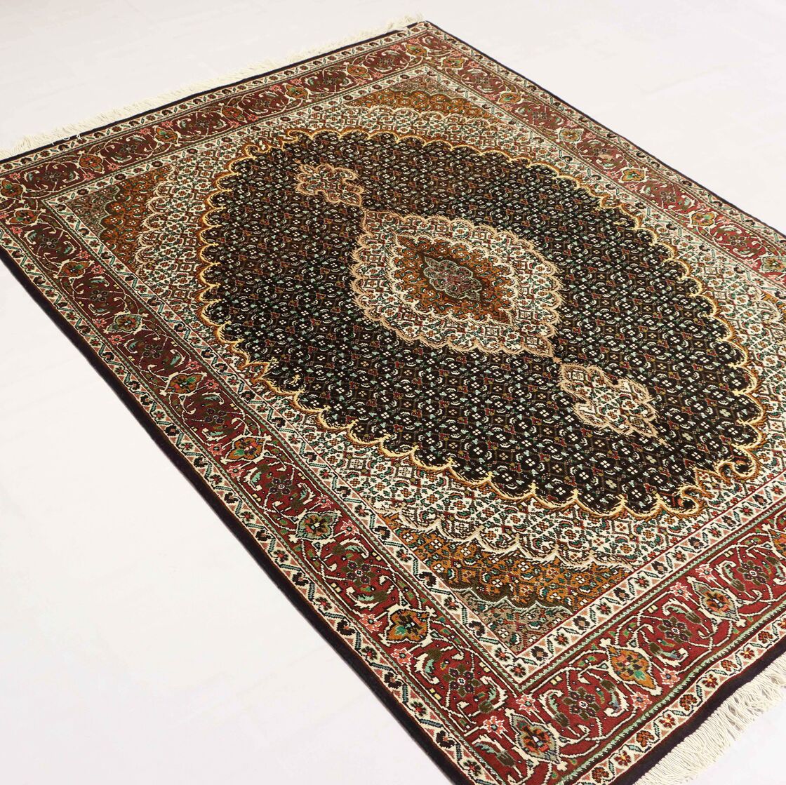 2x1.5M Masterpiece Tabriz Rug (Fish Design) - Image 2