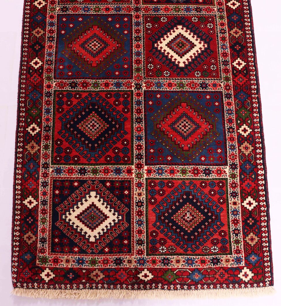 2x0.9M Persian Yalameh Rug - Image 7