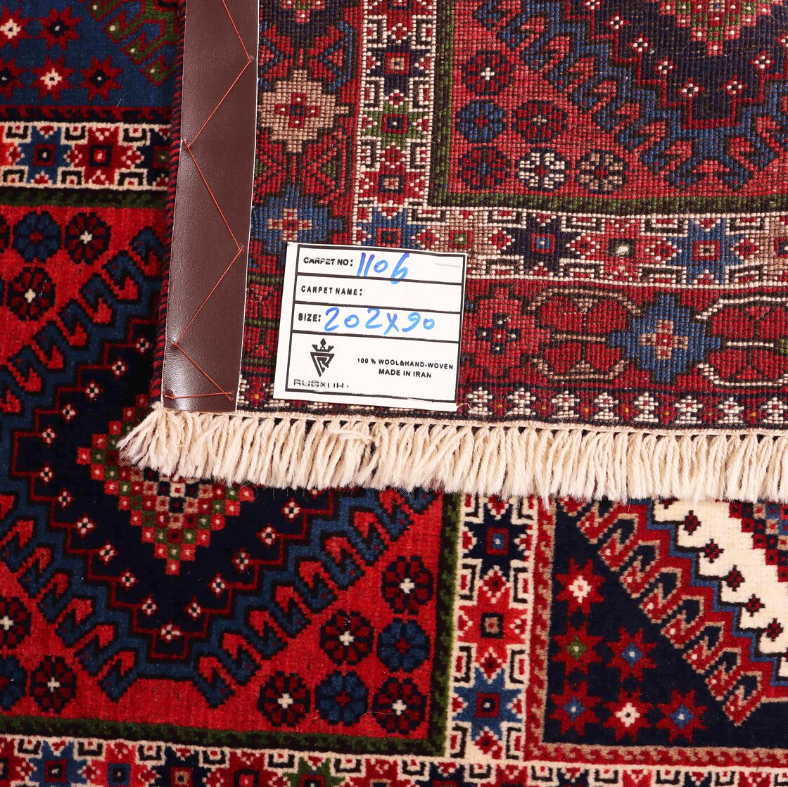2x0.9M Persian Yalameh Rug - Image 5